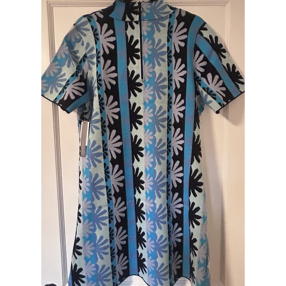 The Nina Short-Sleeve Mock-Neck Mod Sweater Mini Dress Anthropologie NWT XL - Picture 13 of 14